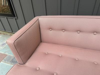 Edward Wormley Stylish Petite Edward Wormley for Dunbar Walnut Sofa Miid Century