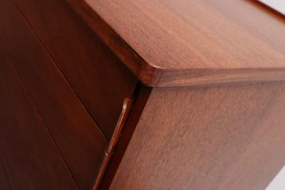 Edward Wormley Vintage Mahogany Highboy Chest of Drawers Dresser by Edward Wormley for Dunbar