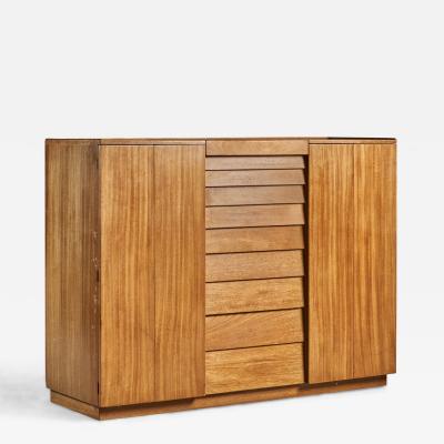 Edward Wormley Wardrobe in Walnut USA 1950s