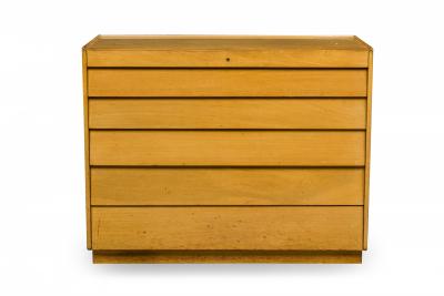 Edward Wormley for Dunbar American Mid Century Maple Louver Front Chest