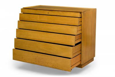 Edward Wormley for Dunbar American Mid Century Maple Louver Front Chest