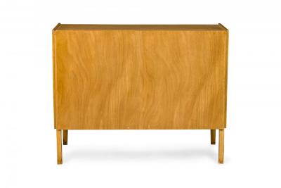 Edward Wormley for Dunbar American Mid Century Maple Three Drawer Slant Front Ch