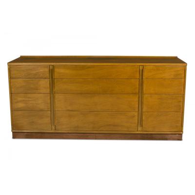 Edward Wormley for Dunbar Furniture Co American Mid Century Walnut Low Chest of
