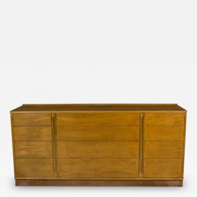 Edward Wormley for Dunbar Furniture Co American Mid Century Walnut Low Chest of