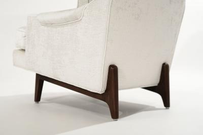 Edward Wormley for Dunbar Janus Collection Chair and Footstool C 1950s