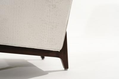 Edward Wormley for Dunbar Janus Collection Chair and Footstool C 1950s