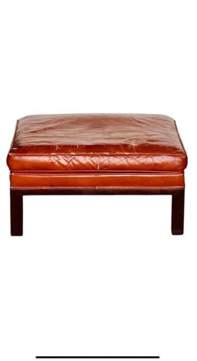 Edward Wormley for Dunbar Leather Ottomans Model 5314 1960