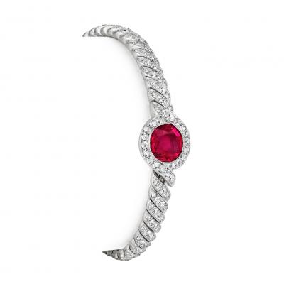 Edwardian Burma Ruby Bracelet
