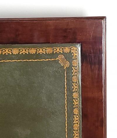 Edwardian English Mahogany Partners Desk