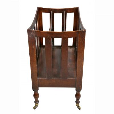 Edwardian Mahogany Canterbury