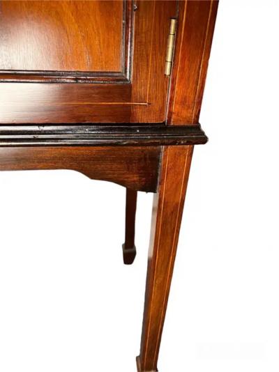 Edwardian Mahogany Vitrine Cabinet
