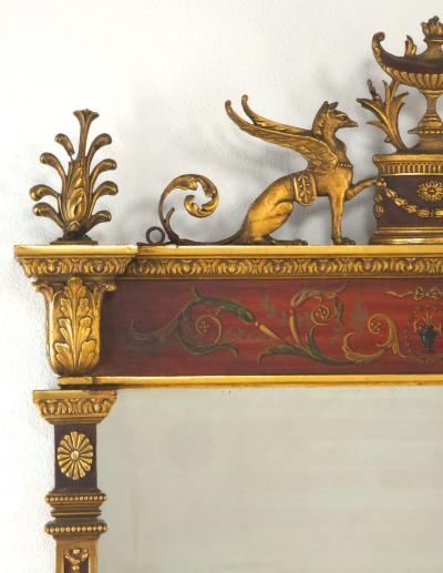 Edwardian Neoclassical Mirror England circa 1910