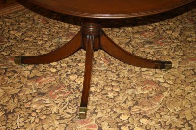 Edwardian Period Triple Pedestal Dining Table