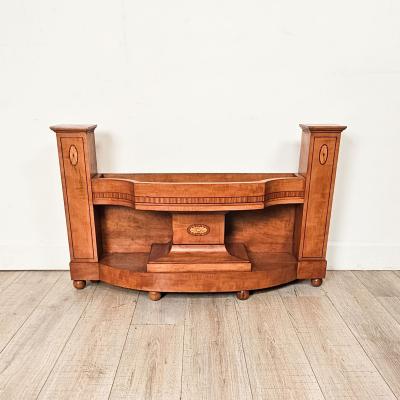 Edwardian Satinwood Plant Stand England circa 1900