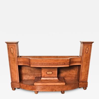 Edwardian Satinwood Plant Stand England circa 1900