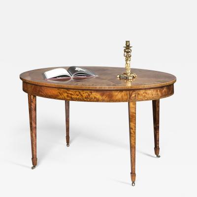 Edwards Roberts Antique Sheraton Revival Centre Center Table of Generous Proportions