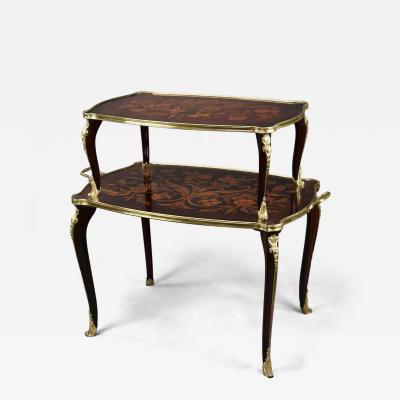 Edwards Roberts Fine quality late 19thc French style etagere by Edwards Roberts