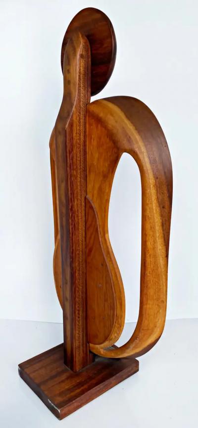 Edwin Scheier 1970s Edwin Scheier Carved Sculpture Symbolizing Fertility