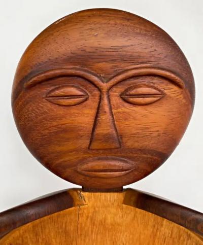 Edwin Scheier 1970s Edwin Scheier Carved Sculpture Symbolizing Fertility
