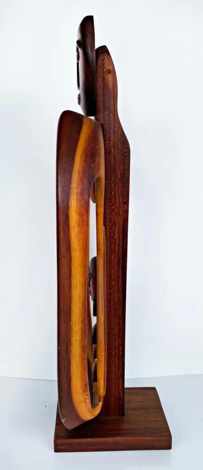 Edwin Scheier 1970s Edwin Scheier Carved Sculpture Symbolizing Fertility