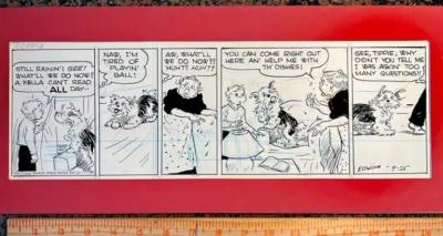 Edwina Dumm Tippie Comic Strip Original Art Female Cartoonist