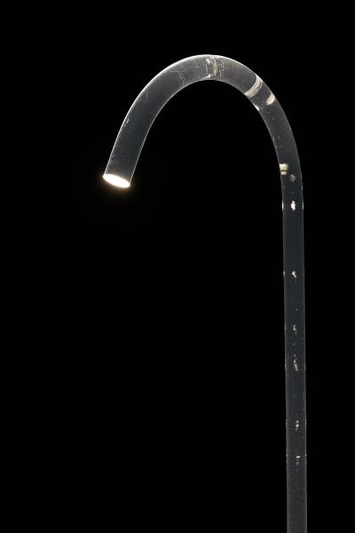 Edy ten Berge King Transparent Acrylic Floor Lamp 1980s