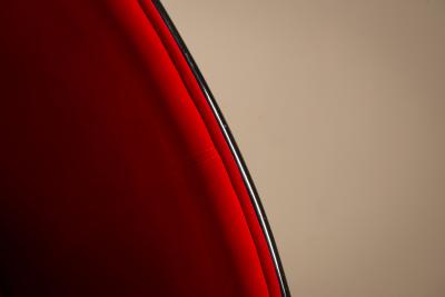 Eero Aarnio Eero Aarnio Egg Pod Chair in Black and Red Finland 1960s