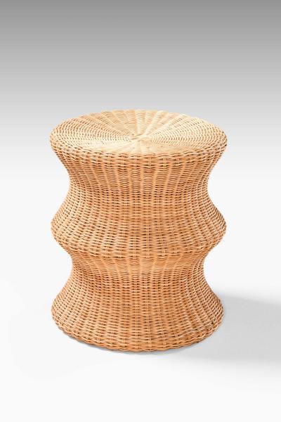 Eero Aarnio Eero Aarnio Side Table in Rattan by ASKO 1960s