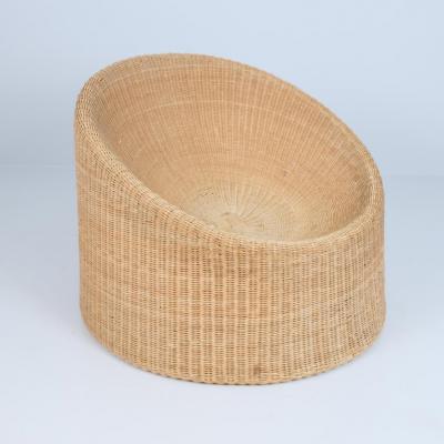 Eero Aarnio Eero Aarnio Sizable Elephant Boot Lounge Chair Rattan Wicker Asko 1960s