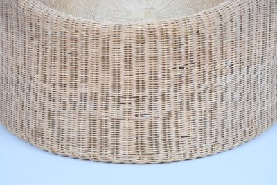 Eero Aarnio Eero Aarnio Sizable Elephant Boot Lounge Chair Rattan Wicker Asko 1960s