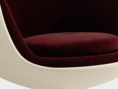 Eero Aarnio Eero Aarnio pair of Cognac chairs fiberglass alpaca velvet 1967