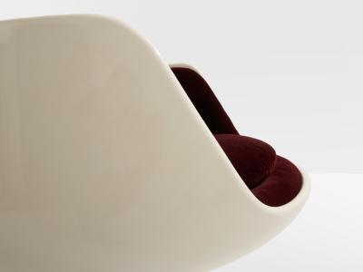 Eero Aarnio Eero Aarnio pair of Cognac chairs fiberglass alpaca velvet 1967