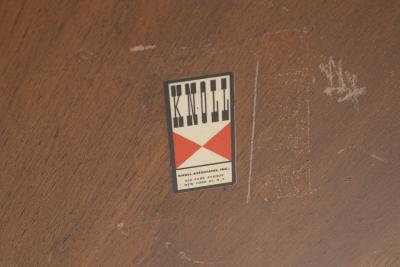 Eero Saarinen Eero Saarinen 42 Tulip Dining Table in Walnut for Knoll