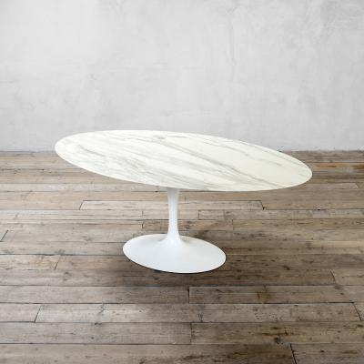 Eero Saarinen Eero Saarinen Knoll Table mod Tulip in Calacatta Marble 70s