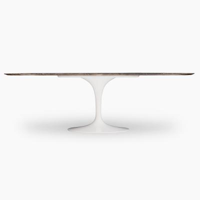 Eero Saarinen Eero Saarinen Pedestal Marble Dining Table for Knoll Iconic Mid Century
