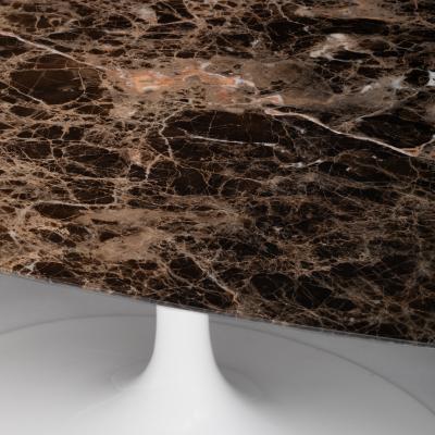 Eero Saarinen Eero Saarinen Pedestal Marble Dining Table for Knoll Iconic Mid Century