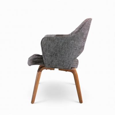 Eero Saarinen Eero Saarinen for Knoll Mid Century Bentwood Executive Dining Chairs Pair