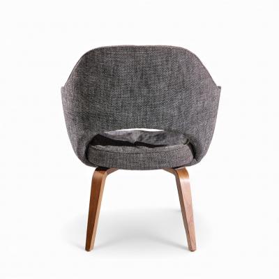 Eero Saarinen Eero Saarinen for Knoll Mid Century Bentwood Executive Dining Chairs Pair