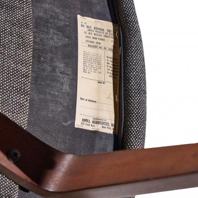 Eero Saarinen Eero Saarinen for Knoll Mid Century Bentwood Executive Dining Chairs Pair