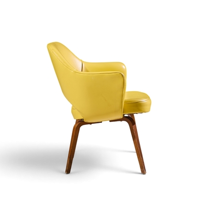 Eero Saarinen Eero Saarinen for Knoll Mid Century Bentwood Executive Dining Chairs Set of 6