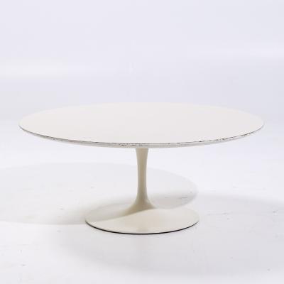 Eero Saarinen Eero Saarinen for Knoll Mid Century Tulip 36 inch White Laminate Coffee Table