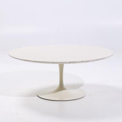 Eero Saarinen Eero Saarinen for Knoll Mid Century Tulip 36 inch White Laminate Coffee Table