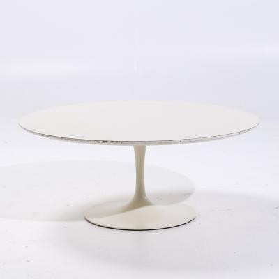 Eero Saarinen Eero Saarinen for Knoll Mid Century Tulip 36 inch White Laminate Coffee Table