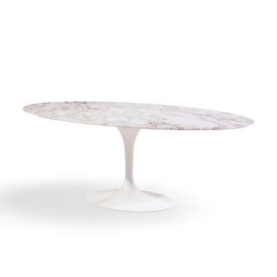 Eero Saarinen Eero Saarinen for Knoll Mid Century Tulip 84 Inch Marble Dining Table