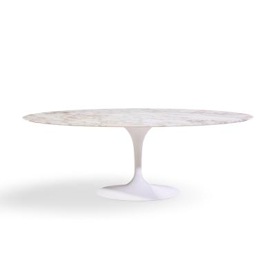 Eero Saarinen Eero Saarinen for Knoll Mid Century Tulip 84 Inch Marble Dining Table