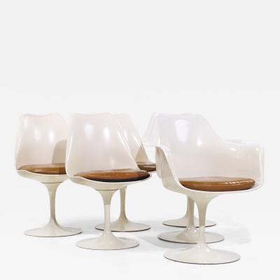 Eero Saarinen Eero Saarinen for Knoll Mid Century Tulip Dining Chairs Set of 6
