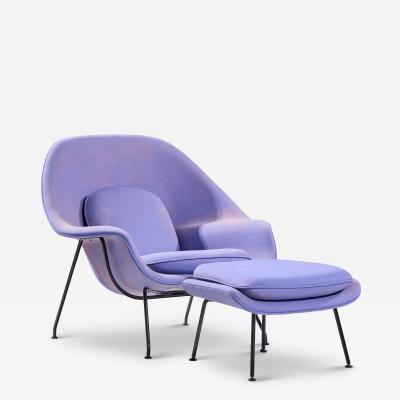 Eero Saarinen Eero Saarinen for Knoll Mid Century Womb Chair with Ottoman