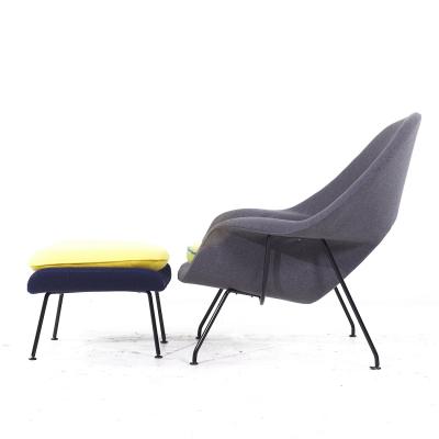 Eero Saarinen Eero Saarinen for Knoll Mid Century Womb Chair with Ottoman