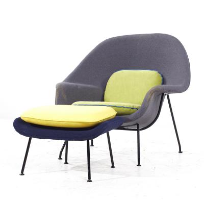Eero Saarinen Eero Saarinen for Knoll Mid Century Womb Chair with Ottoman