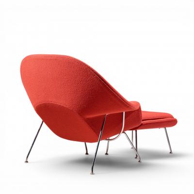 Eero Saarinen Eero Saarinen for Knoll Mid Century Womb Chair with Ottoman